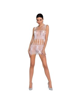 Passion Woman BS090 White Bodystocking One Size
