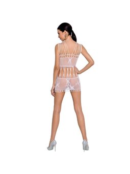 Passion Woman Bs090 White Bodystocking One Size