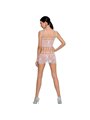 Passion Woman Bs090 White Bodystocking One Size
