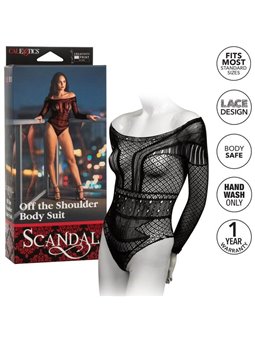 CalExotics Off the Shoulder Body Suit - Body con Spalle Scoperte - Taglia Unica