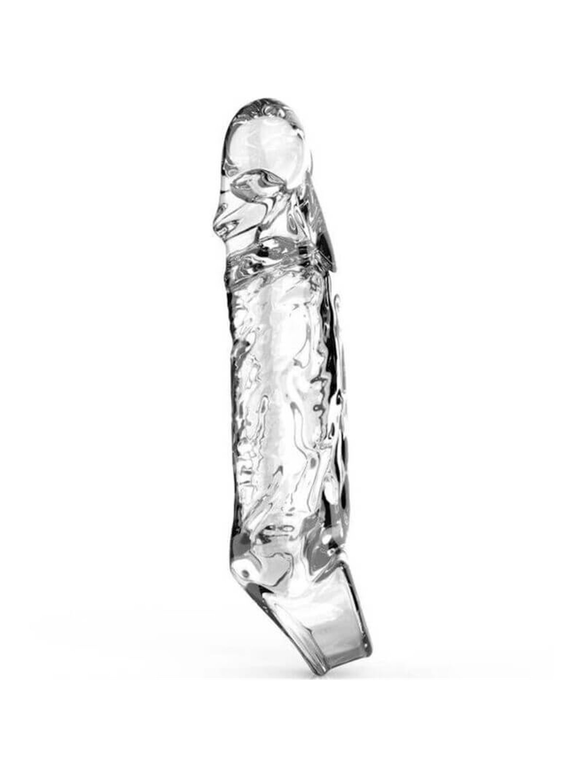 Toyjoy - Guaina Trasparente con Anello Extension Sleeve Medium