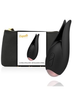 Coquette Toys - Clitorial Stimulator Black / Gold Flower