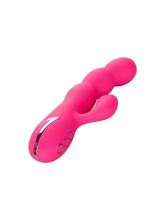 CalExotics Oceanside Orgasm - Vibratore Rabbit con Funzione Aspirazione - Fucsia