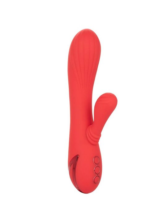 CalExotics Palisades Passion - Vibratore Rabbit Riscaldante 10 Funzioni - Rosso