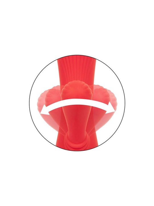 CalExotics Palisades Passion - Vibratore Rabbit Riscaldante 10 Funzioni - Rosso