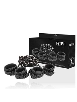 Fetish Submissive - Luxury Bed Ties Set With Noprene Lining