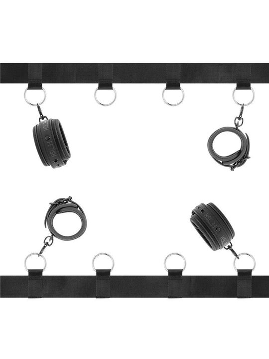Fetish Submissive - Luxury Bed Ties Set with Noprene Lining