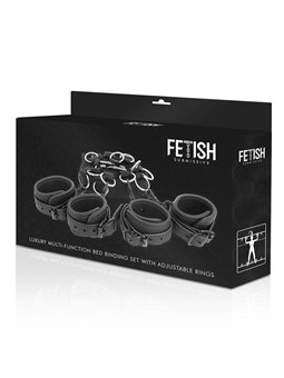 Fetish Submissive - Luxury Bed Ties Set with Noprene Lining