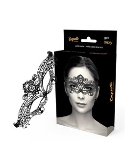 Coquette Chic Desire - Mascherina in Pizzo Nero
