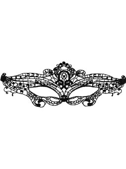 Coquette Chic Desire - Fine Black Lace Mask