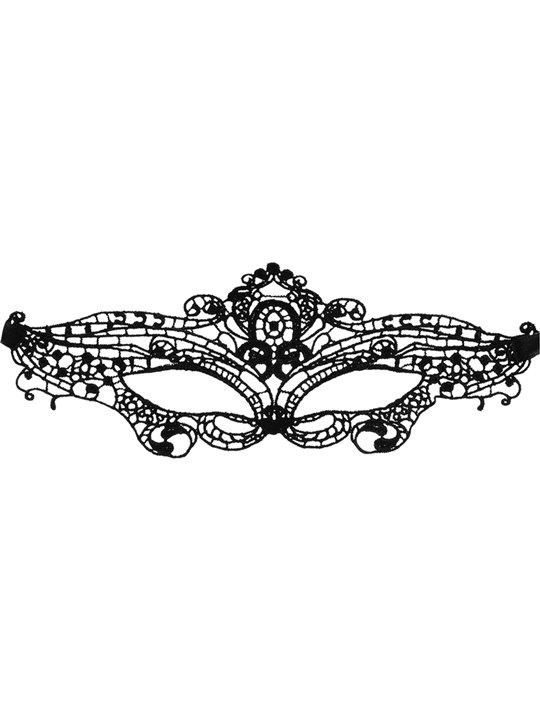 Coquette Chic Desire - Fine Black Lace Mask