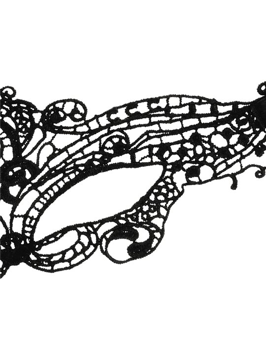 Coquette Chic Desire - Fine Black Lace Mask