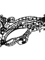 Coquette Chic Desire - Fine Black Lace Mask
