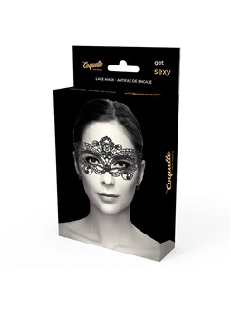 Coquette Chic Desire - Fine Black Lace Mask