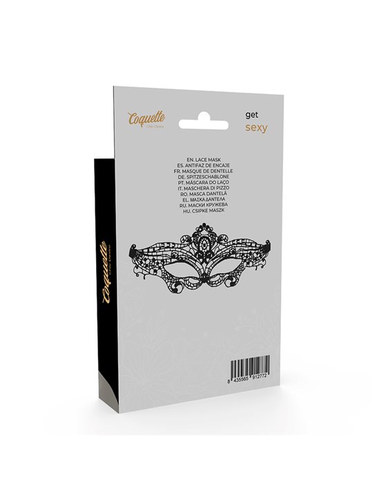Coquette Chic Desire - Fine Black Lace Mask