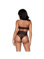 Leg Avenue - Two Pieces Set Halter Crop Top & Thong Panty Panty One Size