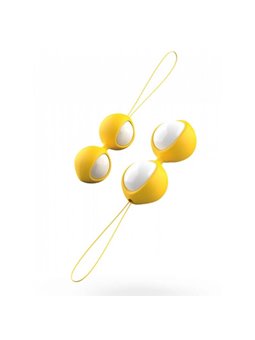 B Swish Bfit Classic - Palline di Kegel in Silicone Giallo 28 GR e 38 GR