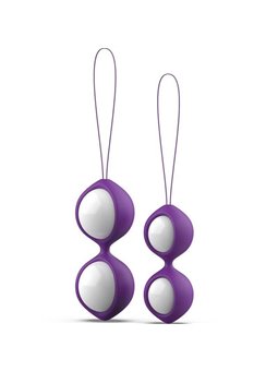 B Swish Bfit Classic - Palline di Kegel in Silicone Viola 28 GR e 38 GR