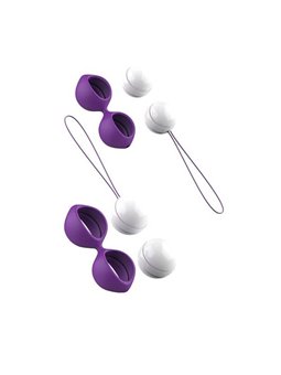 B Swish Bfit Classic - Palline di Kegel in Silicone Viola 28 GR e 38 GR
