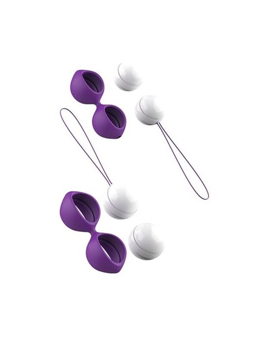 B Swish Bfit Classic - Palline di Kegel in Silicone Viola 28 GR e 38 GR
