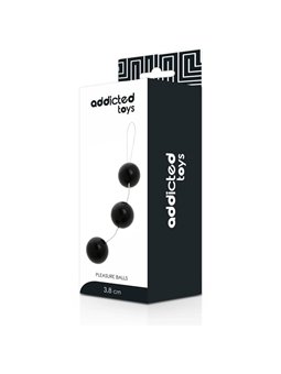 Addicted Toys - Palline Anali 3,8 CM Nero