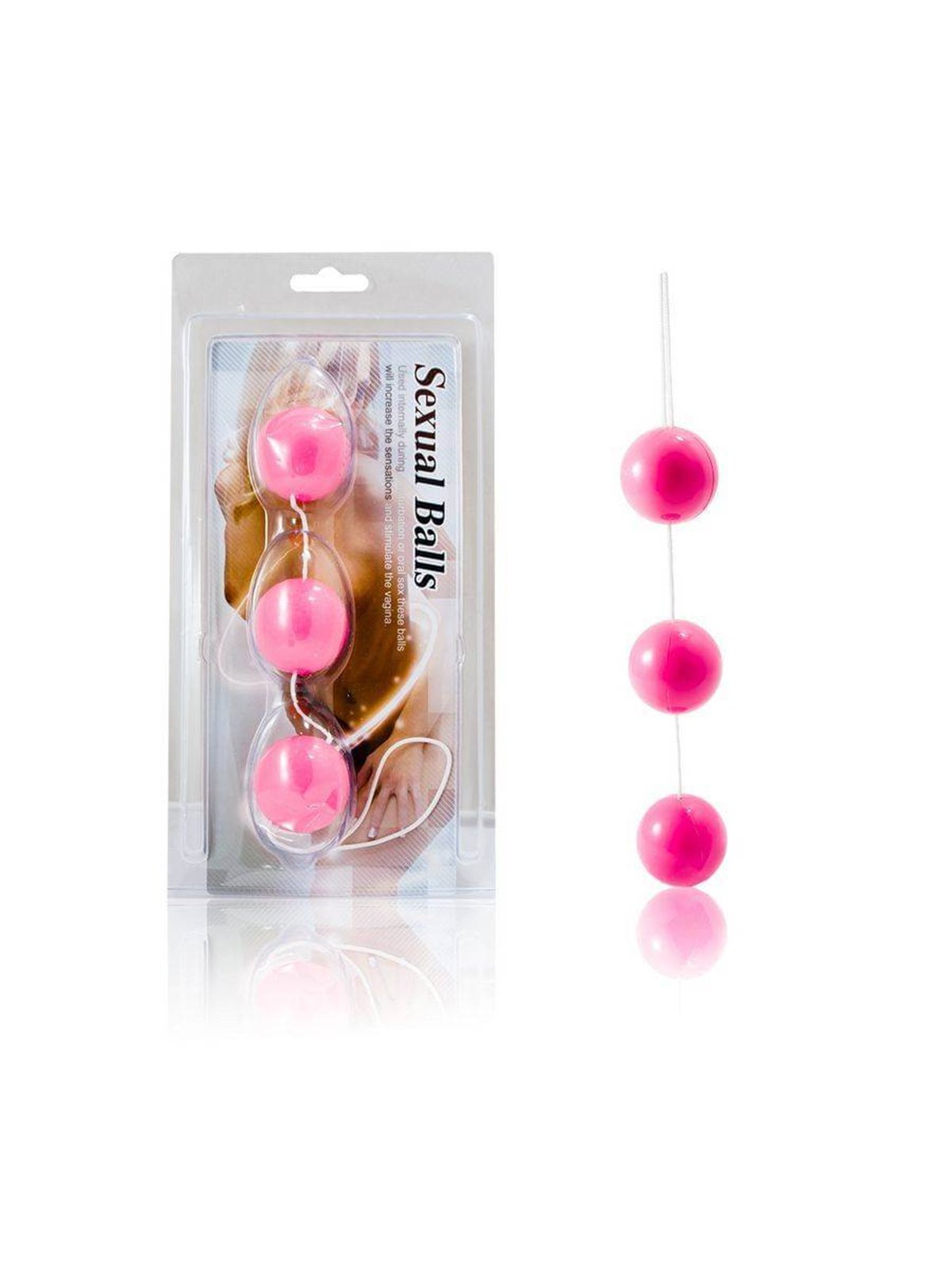 Baile - Strip Pink Anal Balls Abs