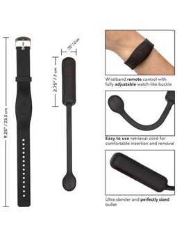 CalExotics Wristband Petite Bullet - Proiettile Vibrante con Telecomando