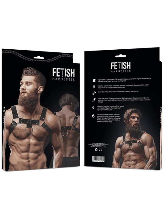 Fetish Submissive Attitude - Men'S Eco-Leather Chest Harness
