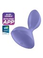 Satisfyer Sweet Seal Vibrating Plug App - Lilac