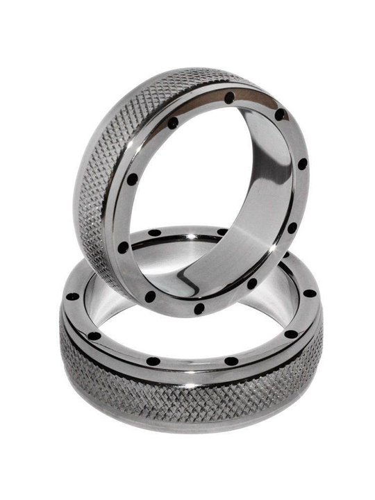 Metal Hard - Anello Fallico in Acciaio 40 MM