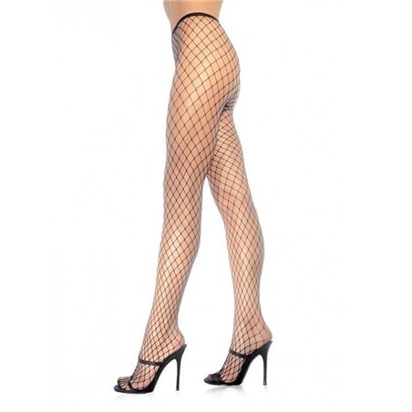 Leg Avenue - Calze a Rete con Diamanti Neri
