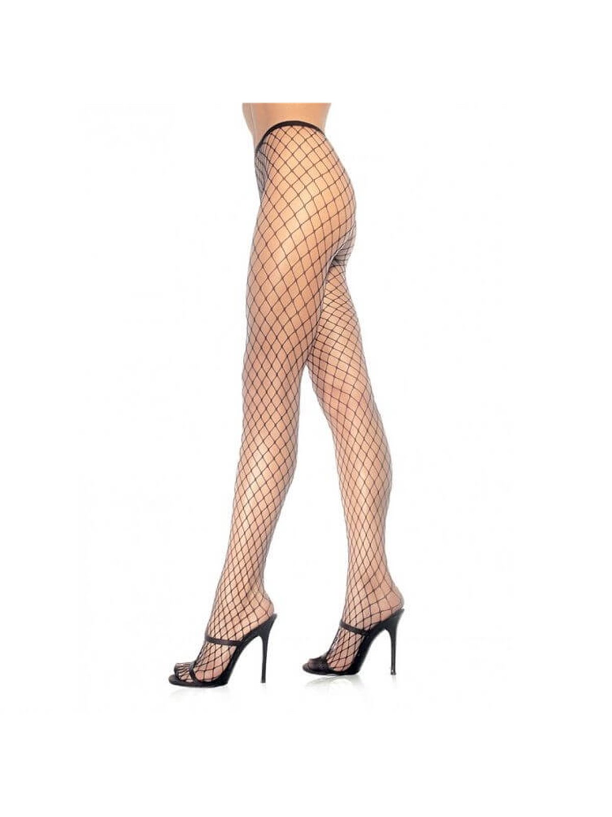 Leg Avenue - Calze a Rete con Diamanti Neri