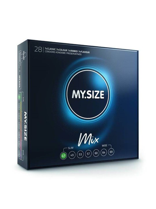 My Size - Mix Condoms 47 MM 28 Units