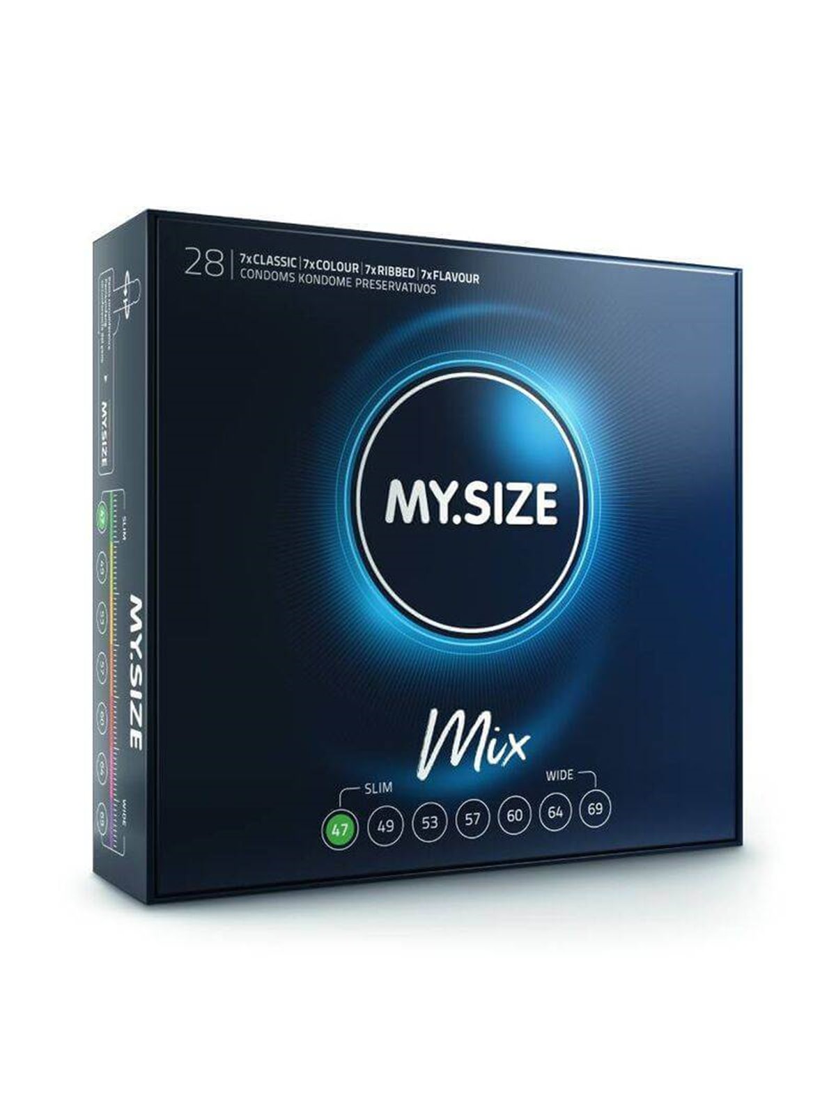 My Size - Mix Condoms 47 MM 28 Units