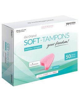 Joydivision Soft-Tampons - Tamponi Vaginali Normal 50 Unità