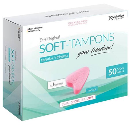 Joydivision Soft-Tampons - Tamponi Vaginali Normal 50 Unità