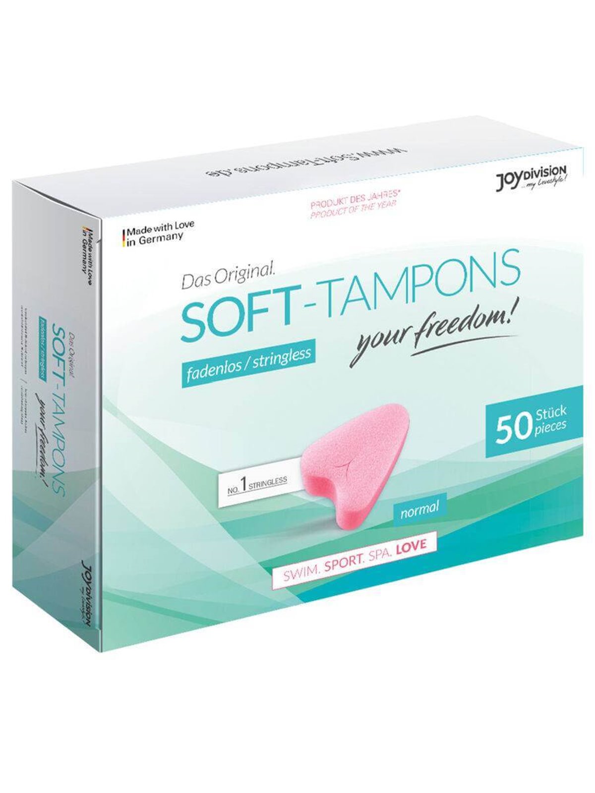 Joydivision Soft-Tampons - Tamponi Vaginali Normal 50 Unità