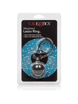 CalExotics Weighted Lasso Ring - Anello Fallico in Silicone con Peso - 110 GR