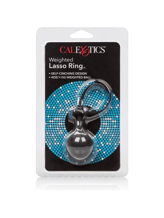 CalExotics Weighted Lasso Ring - Anello Fallico in Silicone con Peso - 110 GR