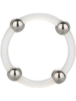 California Exotics - Steel Beaded Silicone Ring L