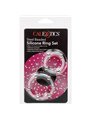 California Exotics - Steel Beaded Silicone Ring Set
