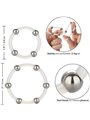 California Exotics - Steel Beaded Silicone Ring Set