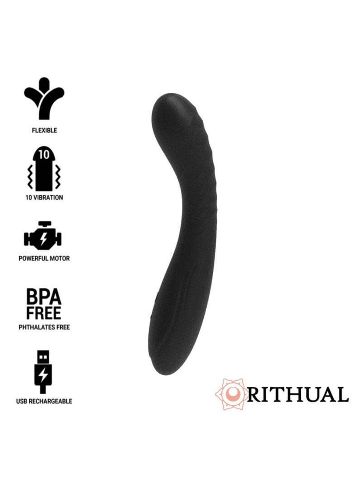 Rithual- Kriya G-Spot Stimulator Rechargeable Black