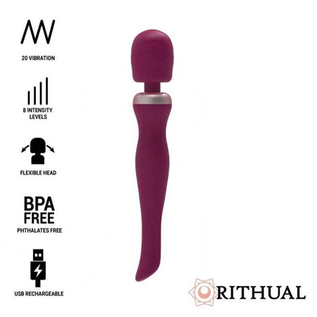 Rithual - Vibratore Wand Akasha Wand Rechargeable 2.0 Orquidea