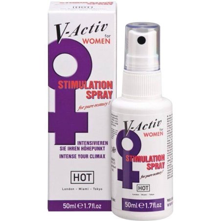 Hot V-Activ Stimulation - Spray per il Piacere Erotico della Donna 50 ML