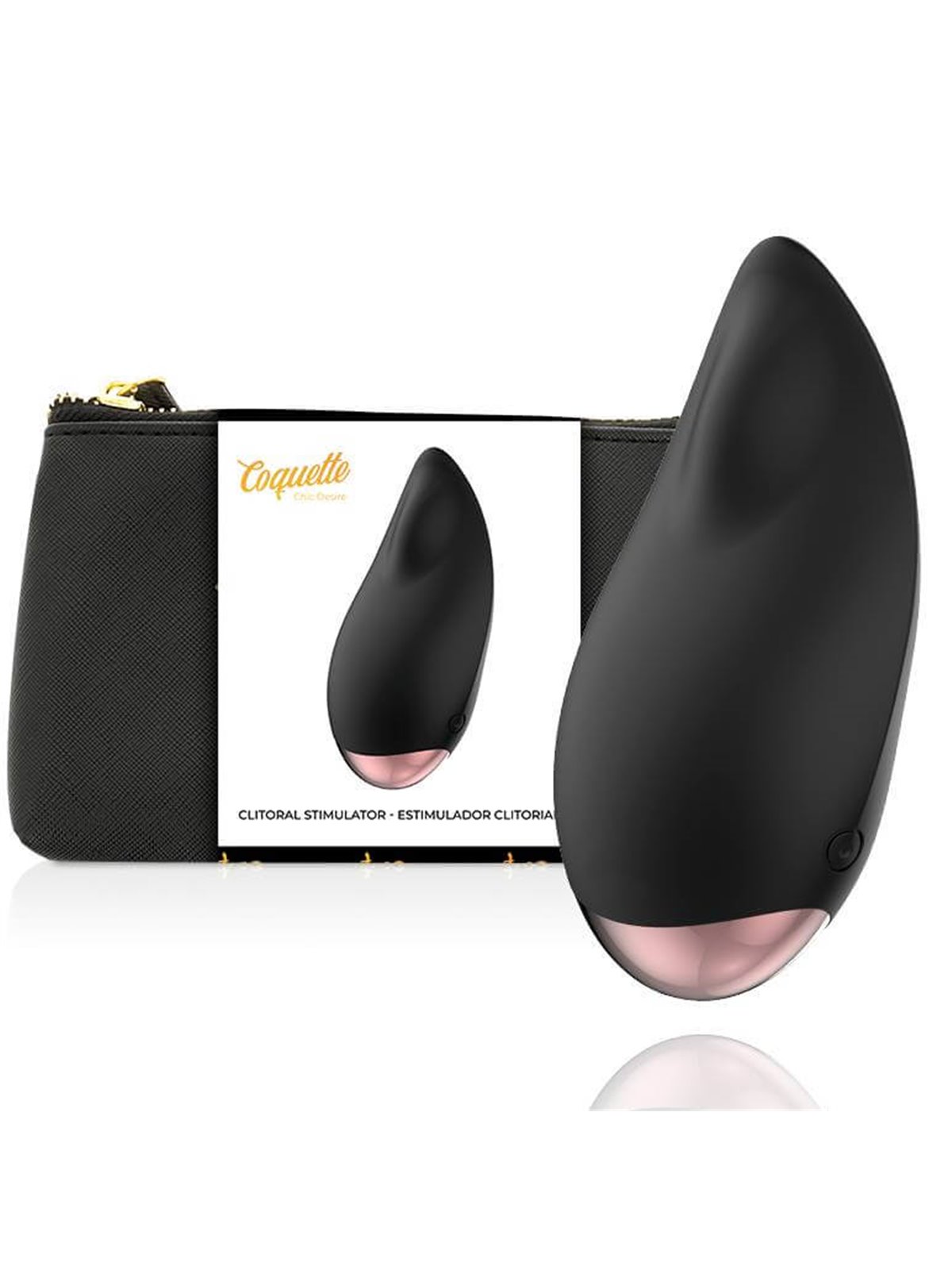 Coquette Toys - Clitorial Stimulator Black / Gold Drop
