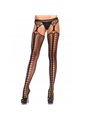 Leg Avenue - Collant con Giarrettiera Esclusivo Nero