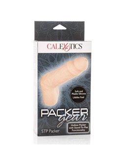 CalExotics Stand To Pee Packer - Pene Realistico per Urinare in Piedi - Avorio