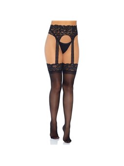 Leg Avenue - Opaque Garterbelt Stocking One Size