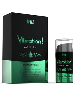 Intt - Powerful Intimate Stimulant Liquid Vibrating Gel Cannabis 15Ml
